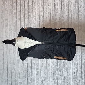 Hooded Reversible Colorblock Vest